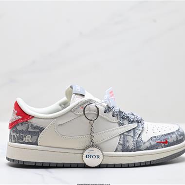 Nike Air Jordan 1 x Travis Scott AJ1 低幫文化籃球鞋