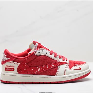 Nike Air Jordan 1 x Travis Scott AJ1 低幫文化籃球鞋