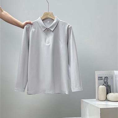 DESCENTE   2025秋冬新款長袖POLO衫