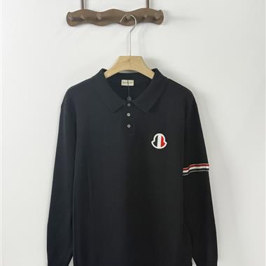 MONCLER   2025秋冬新款長袖POLO衫  尺寸偏大