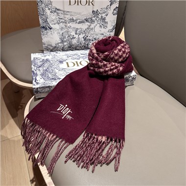 DIOR  2025秋冬新款時尚圍巾 尺寸：180-32