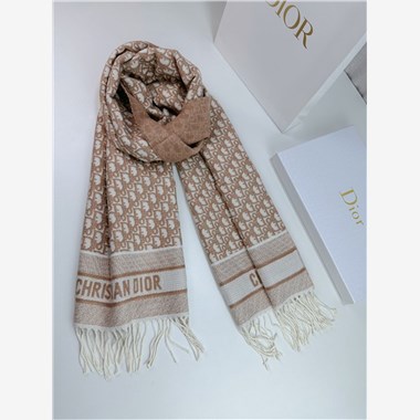 DIOR  2025秋冬新款時尚圍巾 尺寸：200-45