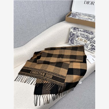DIOR  2025秋冬新款時尚圍巾 尺寸：195-45
