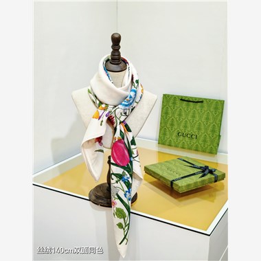GUCCI  2025秋冬新款時尚圍巾 尺寸：140-140