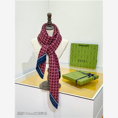 GUCCI  2025秋冬新款時尚圍巾 尺寸：140-140