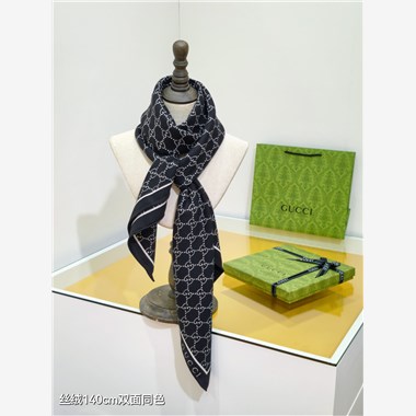 GUCCI  2025秋冬新款時尚圍巾 尺寸：140-140