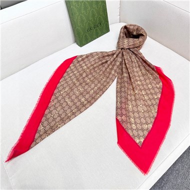 GUCCI  2025秋冬新款時尚圍巾 尺寸：140-140