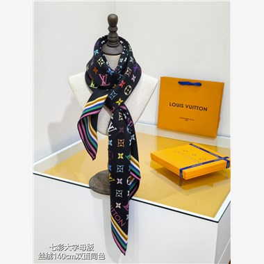 LOUIS VUITTON   2025秋冬新款時尚圍巾 尺寸：140-140