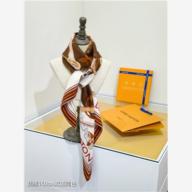 LOUIS VUITTON   2025秋冬新款時尚圍巾 尺寸：140-140