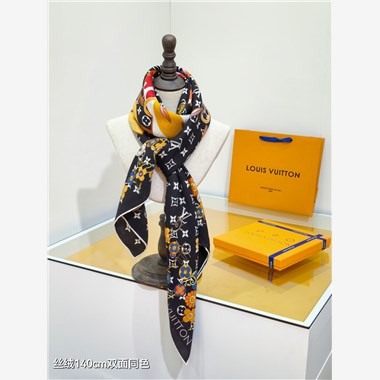 LOUIS VUITTON   2025秋冬新款時尚圍巾 尺寸：140-140