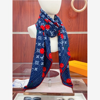 LOUIS VUITTON   2025秋冬新款時尚圍巾 尺寸：140-140