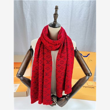  LOUIS VUITTON 2025秋冬新款時尚圍巾 尺寸：185-40