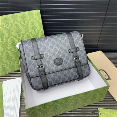 GUCCI   2025新款男生時尚包包 尺寸：23*28CM