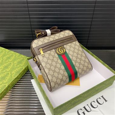 GUCCI   2025新款男生時尚包包 尺寸：22*24CM