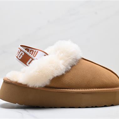 UGG 厚底雪地靴 加厚毛毛鞋半拖保暖棉拖鞋