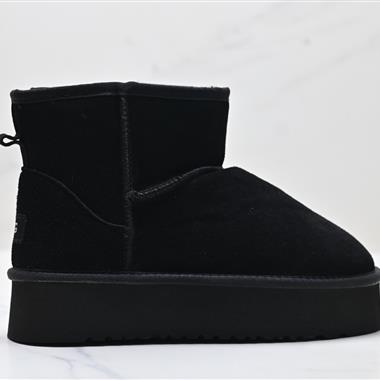 UGG 厚底雪地靴 短筒加絨保暖棉鞋