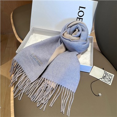 LOEWE  2025秋冬新款時尚圍巾 尺寸：180-30