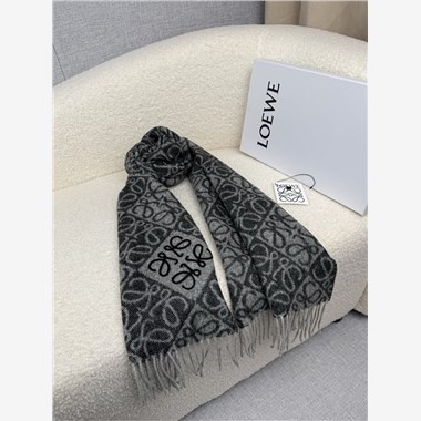 LOEWE  2025秋冬新款時尚圍巾 尺寸：180-30