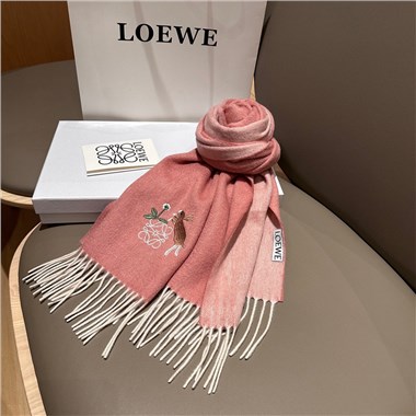 LOEWE  2025秋冬新款時尚圍巾 尺寸：180-30