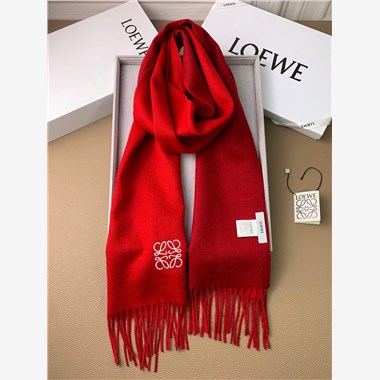 LOEWE  2025秋冬新款時尚圍巾 尺寸：180-30