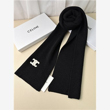 CELINE  2025秋冬新款時尚圍巾 尺寸：230-30