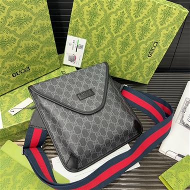 GUCCI   2025新款男生時尚包包 尺寸：27*27CM