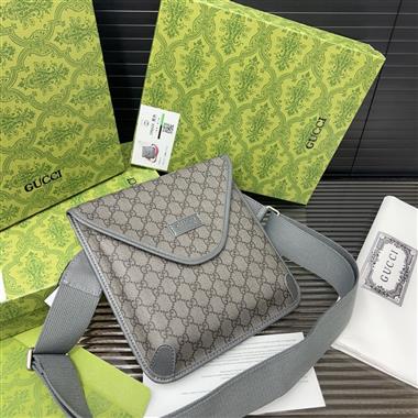 GUCCI   2025新款男生時尚包包 尺寸：27*27CM