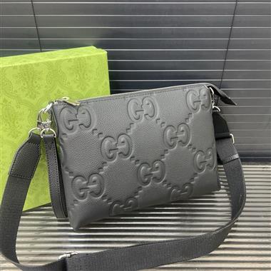 GUCCI   2025新款男生時尚包包 尺寸：22*28CM