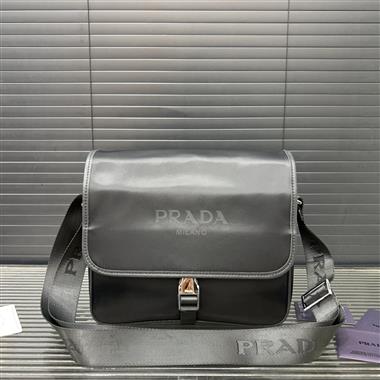PRADA   2025新款男生時尚包包 尺寸：27*27CM
