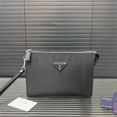 PRADA   2025新款男生時尚包包 尺寸：23*15CM