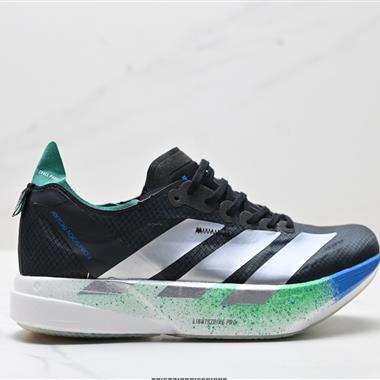 Adidas Adizero Adios Pro 4M 馬拉松飛線賈卡輕質透氣休閒運動跑步鞋