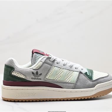Adidas Forum LOW CL 三葉草低幫 經典復古板鞋 潮流休閒鞋