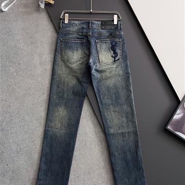 YSL   2025秋冬新款休閒牛仔褲