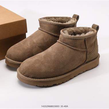 UGG 扣子筒靴 時尚舒適女鞋厚底增高 雪地靴