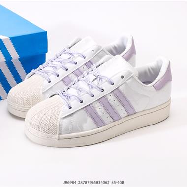 Adidas Originals Superstar貝殼頭系列 三葉草低幫經典百搭休閒運動板鞋