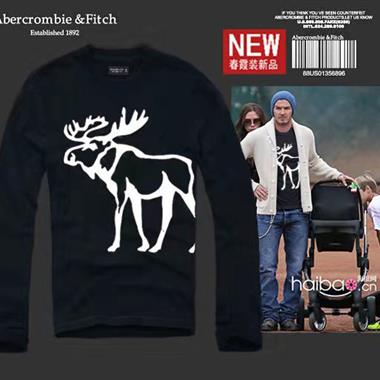 Abercrombie & Fitch   2025秋冬新款長袖T恤