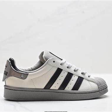 Adidas Originals Superstar貝殼頭系列 三葉草低幫經典百搭休閒運動板鞋
