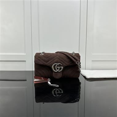 GUCCI    2025新款女生時尚包包 尺寸：26*15*7CM