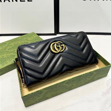 GUCCI   2025新款時尚皮夾  尺寸：19*10CM