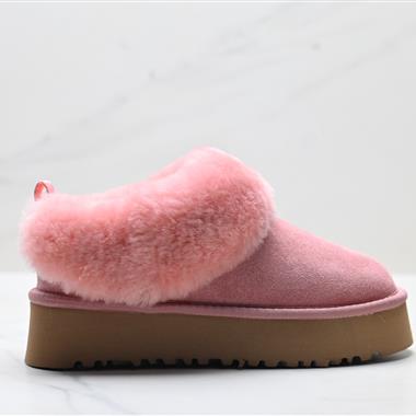 UGG DAKOTA 舒適柔軟時尚 耐磨增高保暖 一腳蹬保暖雪地靴