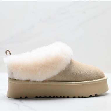 UGG DAKOTA 舒適柔軟時尚 耐磨增高保暖 一腳蹬保暖雪地靴