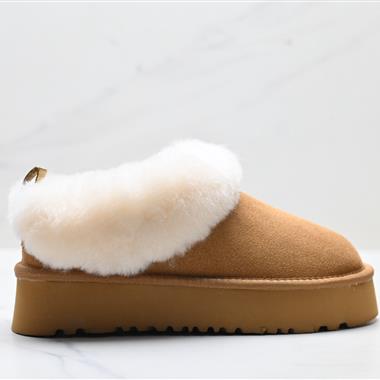 UGG DAKOTA 舒適柔軟時尚 耐磨增高保暖 一腳蹬保暖雪地靴