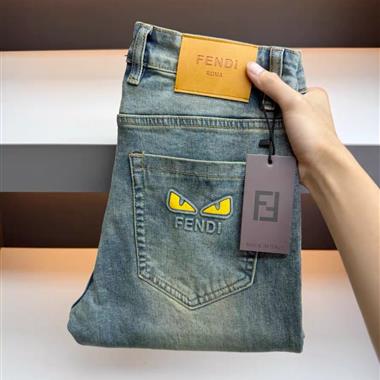 FENDI   2025秋冬新款休閒牛仔褲