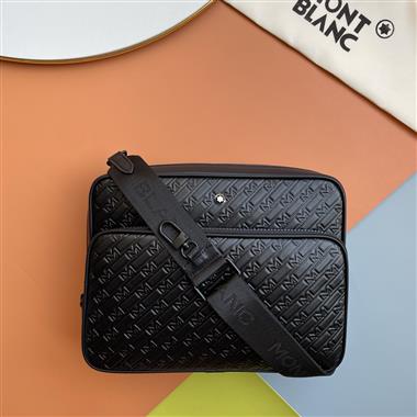 Montblanc   2025新款男生時尚包包 尺寸：27×21×6CM