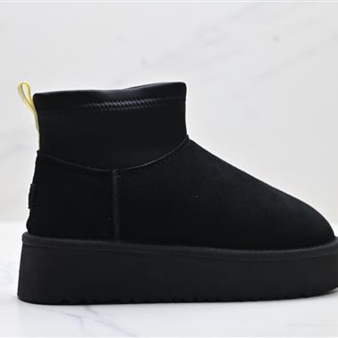 UGG 防水 舒適百搭 厚底 顯高顯瘦 復古英倫風 短筒雪地靴