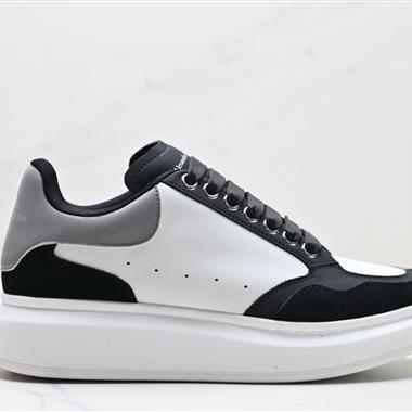 Alexander McQueen Sole Leather Sneakers低幫時裝厚底休閒運動小白鞋