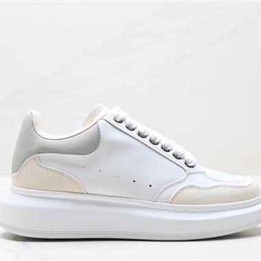 Alexander McQueen Sole Leather Sneakers低幫時裝厚底休閒運動小白鞋