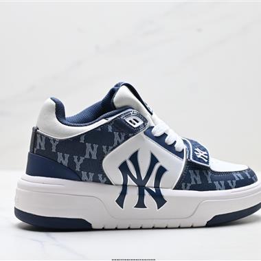 MLB Chunky Liner MID 輕量增高厚底百搭休閒運動板鞋