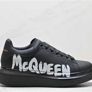 Alexander McQueen Sole Leather Sneakers低幫時裝厚底休閒運動小白鞋