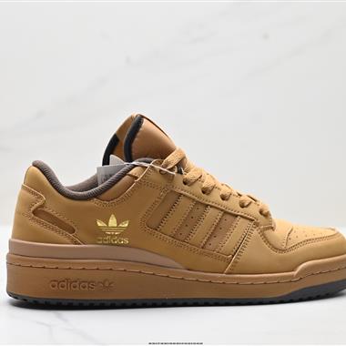 Adidas Forum LOW CL三葉草低邦 經典魔術貼復古板鞋